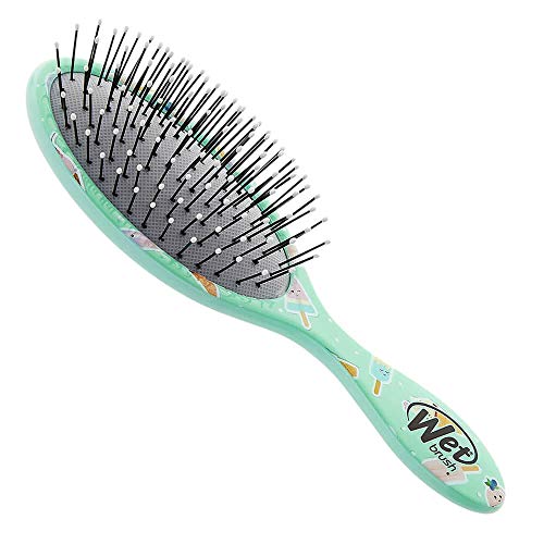 Wet Brush Hair Brush Original Kids Detangler Ice Cream Print with UltraSoft Intelliflex Bristle - (Ice Cream Print)