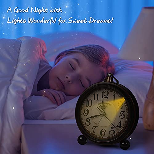 Battery-Alarm-ClockNight-LightVintage-Hangable-Super-Silent-Non-Ticking-Analog-Table-Clock-for-Bedroom-Bedside-DeskShelf Battery Alarm ClockNight LightVintage Hangable Super Silent Non Ticking Analog Table Clock for Bedroom Bedside DeskShelf
