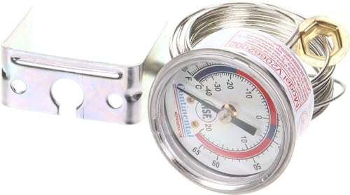 Generic 40099 Thermometer, Dial, 40F to 65F Replacement for Continental Refrigeration Genuine Original Equipment Manufacturer (OEM) Part