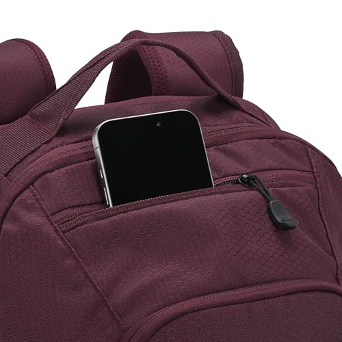 Image of High Sierra Swoop SG Backpack, Travel or Work Laptop Bookbag with Drop Protection Pocket, and Tablet Sleeve, One Size, Maroon
