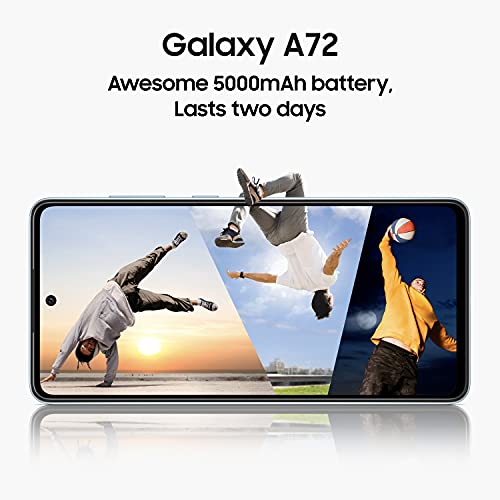 Image of Samsung Galaxy A72 (Black, 8GB RAM, 128GB Storage) with No Cost EMI /Additional Exchange Offers