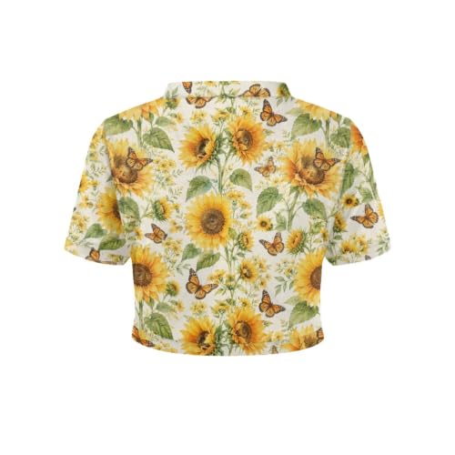 Image of Womens Short Sleeve Cardigans Lightweight Summer Cardigan Trendy Bolero Shrug Cute Floral Cardigan Sheer Bolero