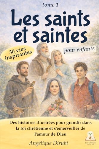 Les saints et les saintes 30 vies inspirantes pour enfants: Des histoires illustrées pour grandir dans la foi chrétienne et s’émerveiller de l’amour de Dieu