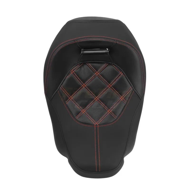 Siège de passager moto 2 places pour selle Touring Electra Glide Road King 2009 à 2023 bas