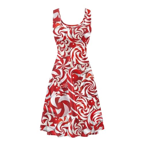 Image of TOADDITDO Womens Summer Sleeveless Tank Dress with 2 Side Pockets XS-4XL Plus Size