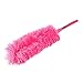 Ruilogod Uchwyt z tworzywa sztucznego Rodzina Biuro Regał Książki Okno Biurko Car Dirt Clean Brush Duster Fuchsia