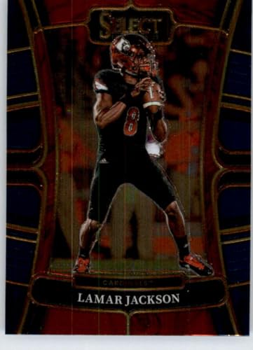 2023 Panini Select Draft Picks Blue #35 Lamar Jackson Louisville Cardinals Concourse Official NCAA Football Card in Raw (NM or Better) Condition