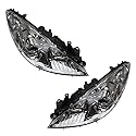 BESTPRICE 2x Hauptscheinwerfer vorne links + rechts H1 / H7 Frontscheinwerfer mit Stellmotor für Leuchtweiteregulierung, Kompatibel mit PEUGEOT 307 (3A/C), 307 Break (3E), 307 CC (3B), 307 SW (3H)