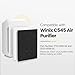 C545 Replacement Filter Ture HEPA Compatible with Winix C545 Air Purifier, for Winix Filter S, Part 1712-0096-00 and 2522-0058-00, Pack of 2 HEPA & 8 Activated Carbon PreFilter