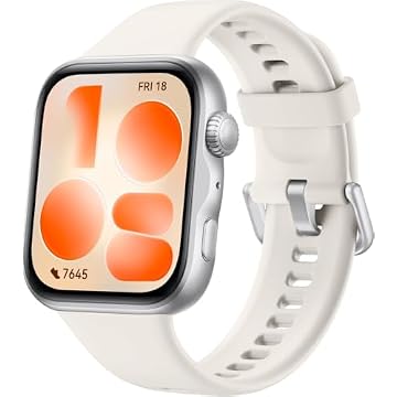 Smartwatch, HUAWEI WATCH FIT 5, AMOLED de 1,82" Design Leve, Mini Treino, Bateria com Até 10 Dias, 64 GB, Gerenciamento Avançado da Saúde, Monitor do Sono, GPS, Compatível com iOS e Android, Branco