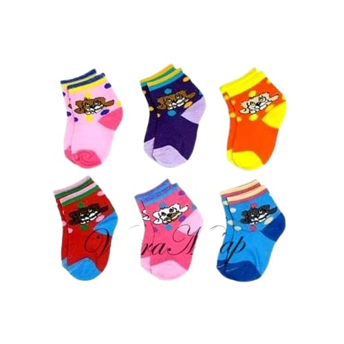 Image of Pack Of 6 Kids Boys Cotton Socks