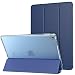 MoKo Case Fit iPad Pro 9.7 - Slim Lightweight Smart Shell Stand Cover with Translucent Frosted Back Protector Fit Apple iPad Pro 9.7 Inch 2016 Release Tablet ONLY, Navy Blue(with Auto Wake/Sleep)