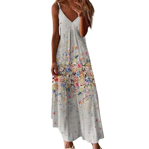 Robe d'été à imprimé floral pour vos balades sur la plage et terrasses