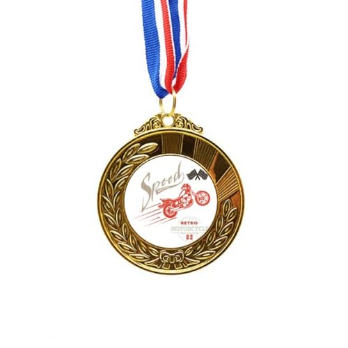 Cinta mecánica para medalla de oro que evita giros e imperfecciones en el podio del ganador