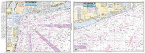 Off Coastal New York - Laminated Nautical Navigation & Fishing Chart by Captain Segull's Nautical Sportfishing Charts | Chart # ONY59