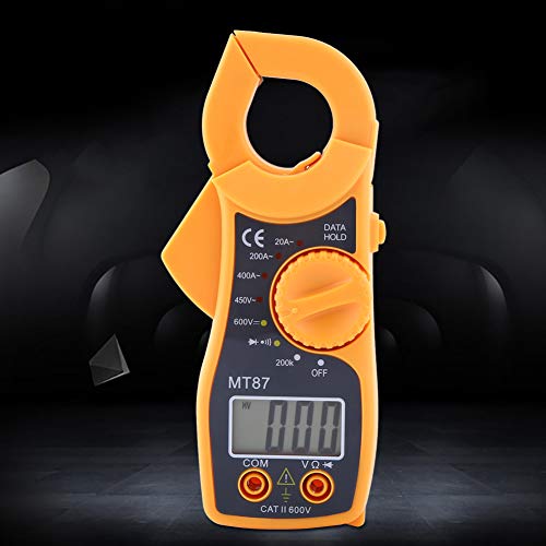 Multímetro Digital de Pinza Medidor de Pinza Digital Multímetro Tester Voltímetro Amperímetro Ohmímetro Probador Eléctrico LCD miniatura 4