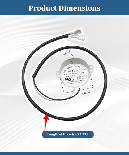 Motor síncrono para fabricadora de hielo 50TYZ-E 120V miniatura 5