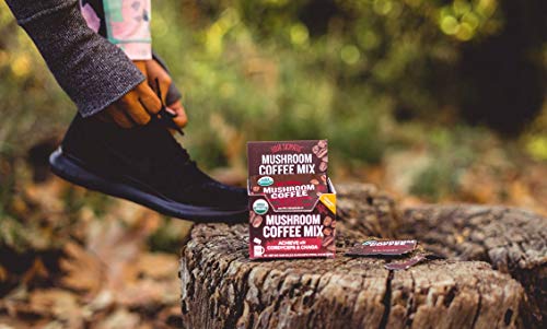 Four Sigmatic Mushroom Coffee Mix Pack of 2 - Lion's Mane and Chaga & Cordyceps and Chaga