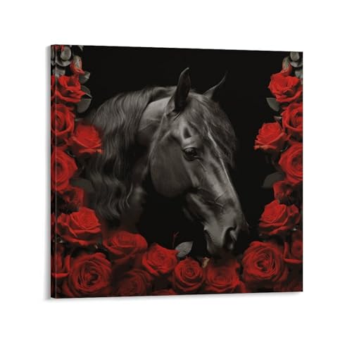 Cadre moderne et toile murale abstraite de cheval pour exprimer votre passion