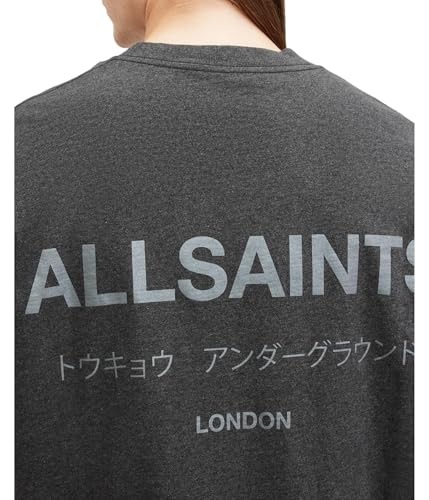 Image of AllSaints Men's Underground Oversized Short Sleeve Crew Neck Shirt