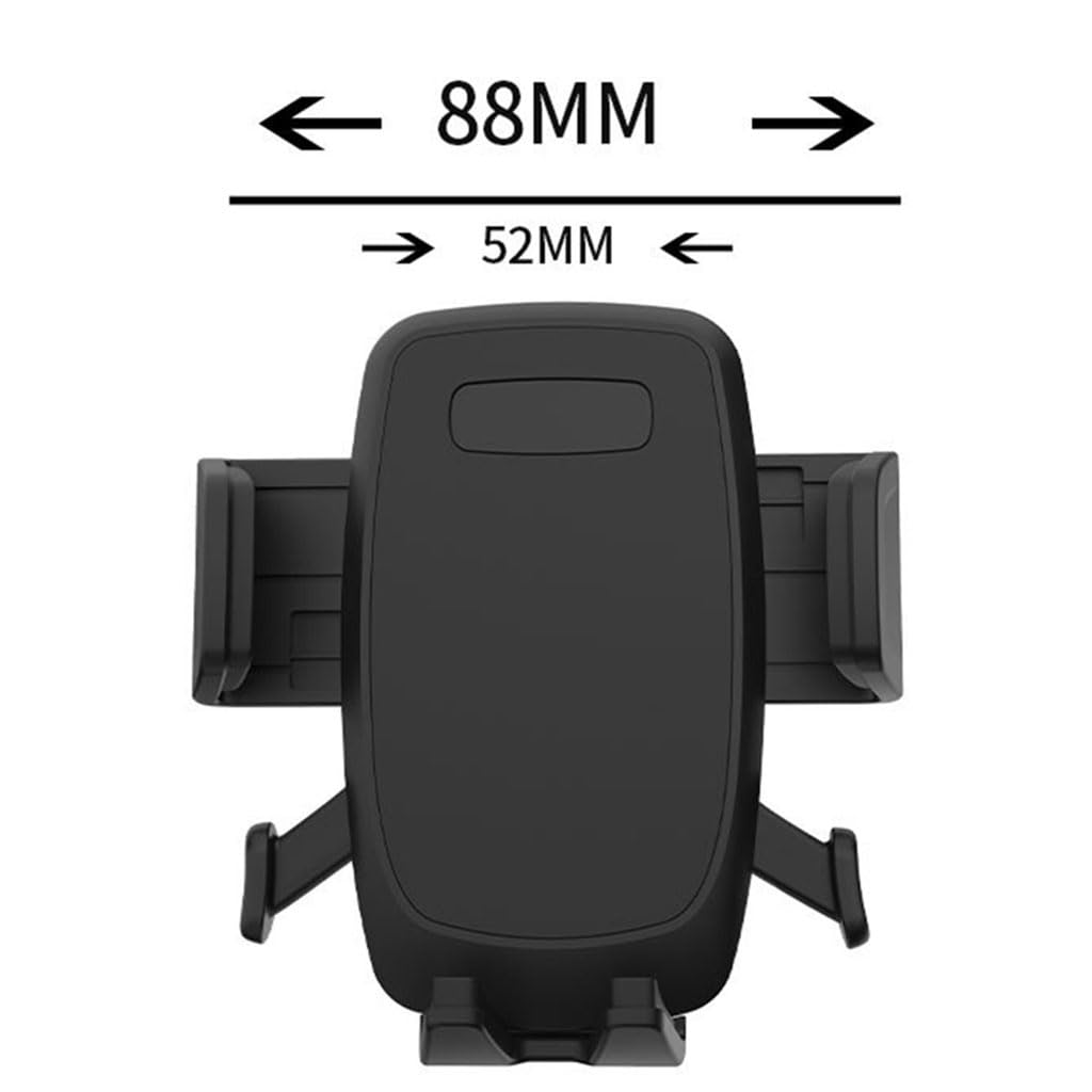 Support Téléphone Voiture Pour Mitsubishi Outlander 2016-2022 - Fixation à Grille D'aération Rotative 360° - Stable Et Antidérapant - 4