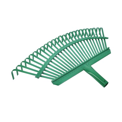 SOIMISS Laubrechen Ersatzkopf aus Stahl mit Zinken Robustes Gartenwerkzeug für Effiziente Laub Grasaufnahme Leichter Multifunktionaler Rasenrechen für Vielseitige Gartenpflege