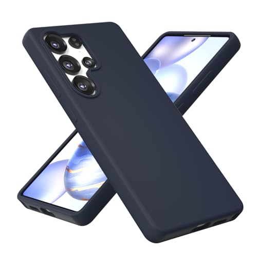 Coque Samsung S25 Ultra silicone liquide 3 couches doublure microfibre