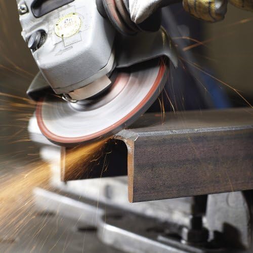 LUKAS ERZETT 10 discos de desbaste T27 para acero 230 x 7 mm, para amoladora angular, A24X-BF, 23,5 x 23,5 x 9,6 cm
