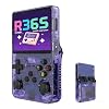 R36S Retro Handheld Game Console Support Arkos Linux System, 3.5 IPS Screen Retro Game Emulator,Portable Pocket Video Player 64GB (Purple)