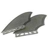 UPSURF Tabla de Surf Fibra de Vidrio Aletas Surf Estilo Tener Panal Aleta de Quilla Thruster Set
