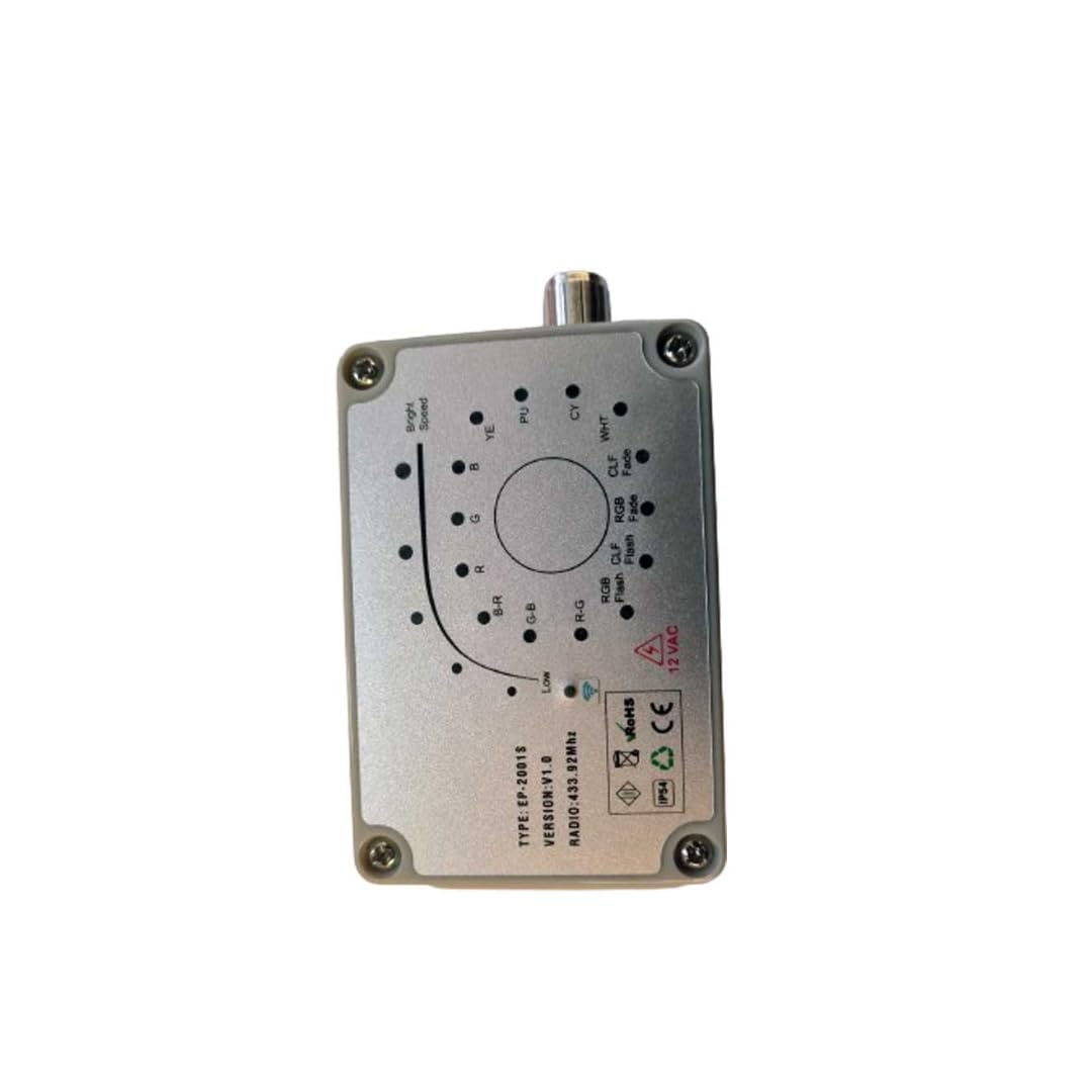 Proyector LED Epoxy Extraplano, 15W, 1200 lm, 12V AC, RGB y Blanco, 2,5 cm (MODULADOR + MANDO + WIFI (CONTROL MANDO, SMARTPHONE, ALEXA Y GOOGLE HOME))