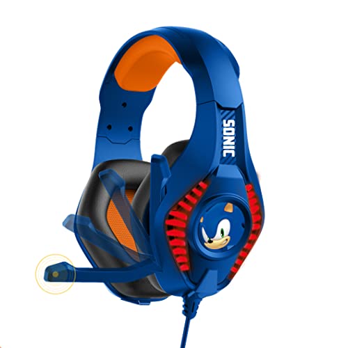 Image of OTL Technologies SH0976 Sonic The Hedgehog Pro G5 Gaming Headphones Blue