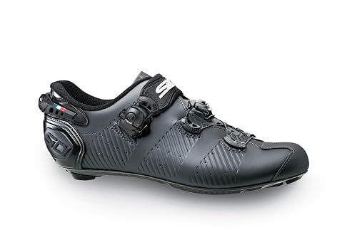 Scarpe per bici da corsa SIDI WIRE 2S 2024 con suola in carbonio e doppio rotore, Suola in carbonio SIDI VENT CARBON fatta a mano, rigida e leggera, con apertura e chiusura del flusso d'aria per la miglior regolazione della ventilazione, Tallone con chiusura regolabile e tacco rinforzato, Doppia chiusura con rotore SIDI TECNO 3 PUSH, sostituibili come tacco e punta, Punta e tacco sostituibili