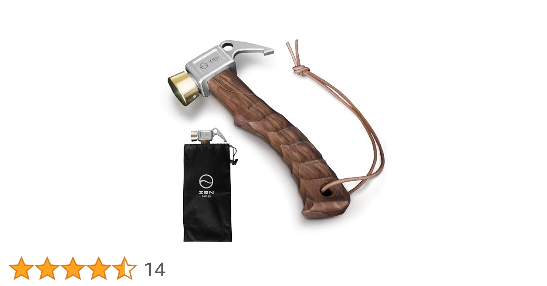 Amazon.co.jp: ZEN Camps ペグハンマー ショートハンマー 軽量