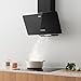CIARRA CBCB6725 ClassA Angled Cooker Hood 60cm with CBCF002X2 Carbon Filters Chimney...