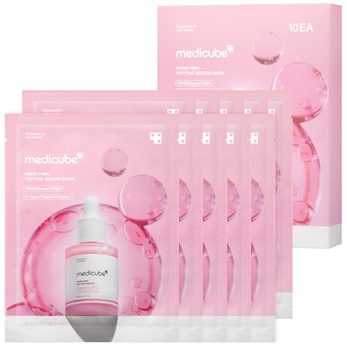 medicube PDRN Pink Peptide Ampoule Sheet Mask 10EA