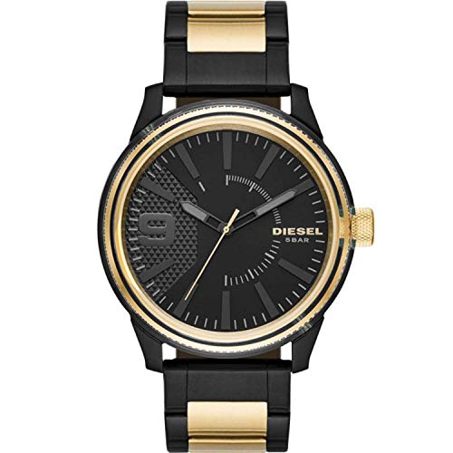 Preisvergleich Produktbild Diesel Herren Analog Quarz Uhr mit Edelstahl Armband DZ1877