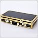 2pcs Tool Box Hasp, Luggage Combination Lock, Briefcases Replacement Accessories,3 Digit Combination Lock (Golden)