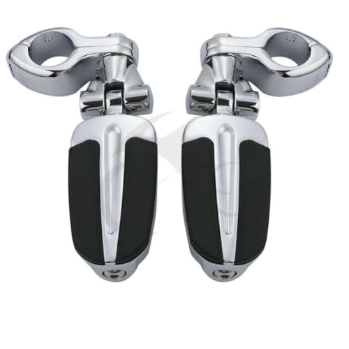 Pinces de repose-pieds mâles 32 mm anti-vibration pour cadre de moto