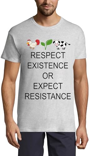 T-shirt Crew Neck Homme en Coton Ash au Style Engagé au Quotidien