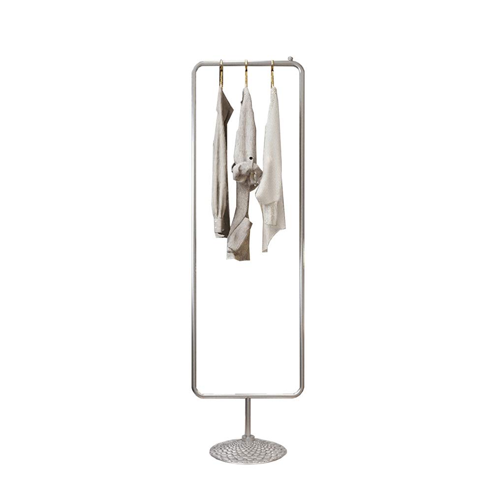 Kleiderständer im nordischen Stil, mobiler Kleiderschrank, strapazierfähige Kleiderstange, Metall-Kleiderstange, 50 × 30 × 155 cm, Belastung 160 Pfund