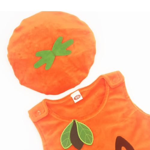 Disfraz de Calabaza para Bebé Recién Nacido 3-6 Meses miniatura 3