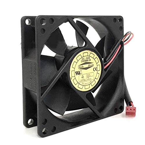 D80BM-24 Server Cooler Fan 24V 0.14A | 80x80x25mm Double Ball Bearing Inverter