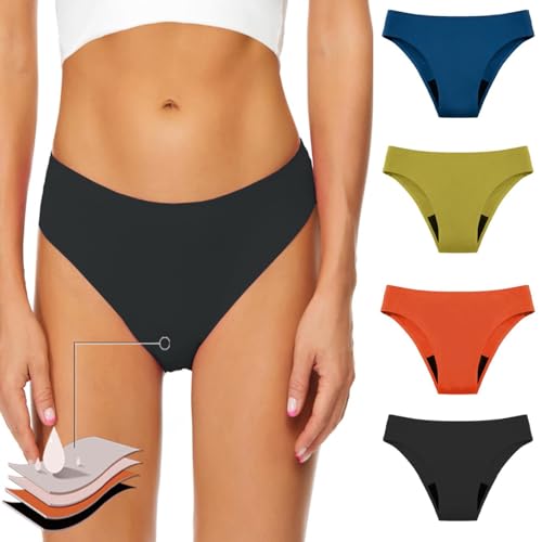 Wesaloes Bikini Menstrual de Baño Mujer y Niña - Bragas Cómodas Traje de Baño para Flujo Abundante - Tanga