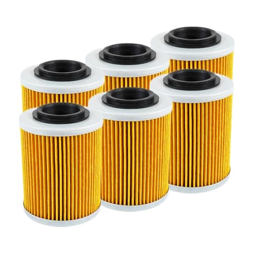 Filtre à huile moto contre la limaille pour préserver les moteurs 450 700 850 6pcs