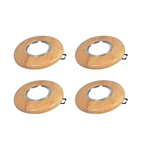 MESOVFCA Foco LED Empotrado para Techo de Madera, 4 focos direccionales, lámparas de Acento para galería, Sala de Estar, Dormitorio, Pasillo.