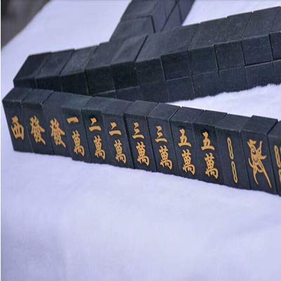 Jade Handicraft Natural Hetian Jade Jade Mahjong miniatura 2