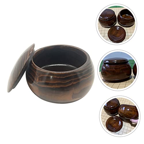 Boîte à pièces d'échecs en bois naturel Vaguelly compacte - 7
