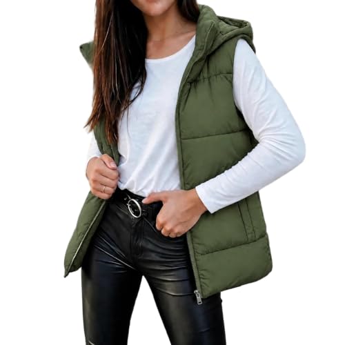 Puffer Vest Women Quilted Lightweight Sleeveless Zip Up Jackets - image 1