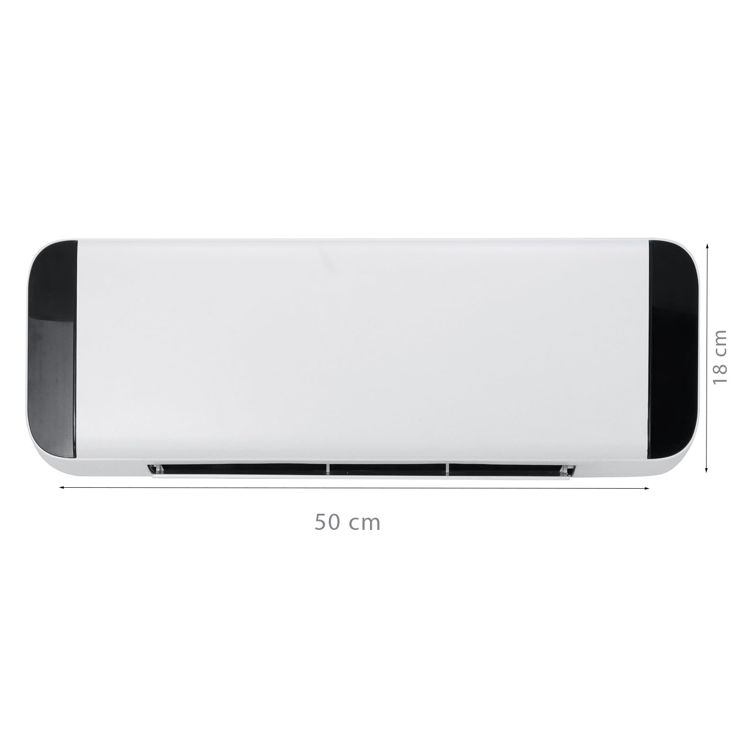Lehmann LHOHH-2013A Chauffage mural avec 2 niveaux de puissance 1000/2000 W | Mural avec Wi-Fi, télécommande, affichage LED | Chauffage de salle de bain avec minuterie et oscillation (Blanc)